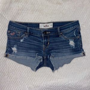 Hollister Low-Rise Denim Shorts